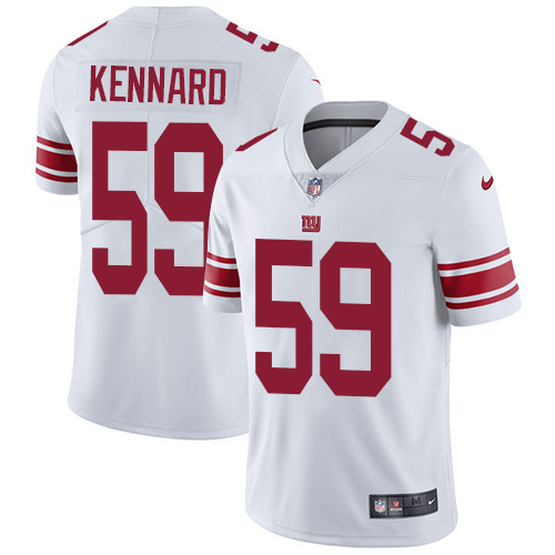 Nike Giants #59 Devon Kennard White Men's Stitched NFL Vapor Untouchable Limited Jersey - Click Image to Close